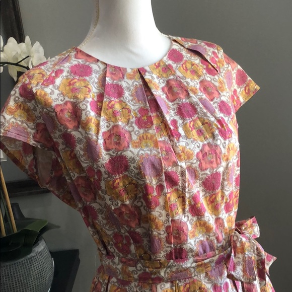 (Sold) Brooks Brothers Liberty Art Fit & Flare Dre - Picture 3 of 10